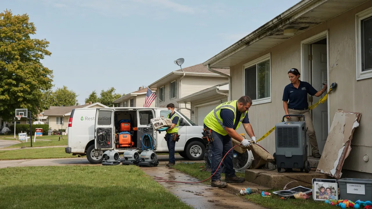 Water Damage Restoration in Olympia Fields, IL near me